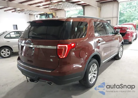 2018 Ford Explorer Xlt z USA, uszkodzony, nr VIN 1FM5K8D83JGC15181
